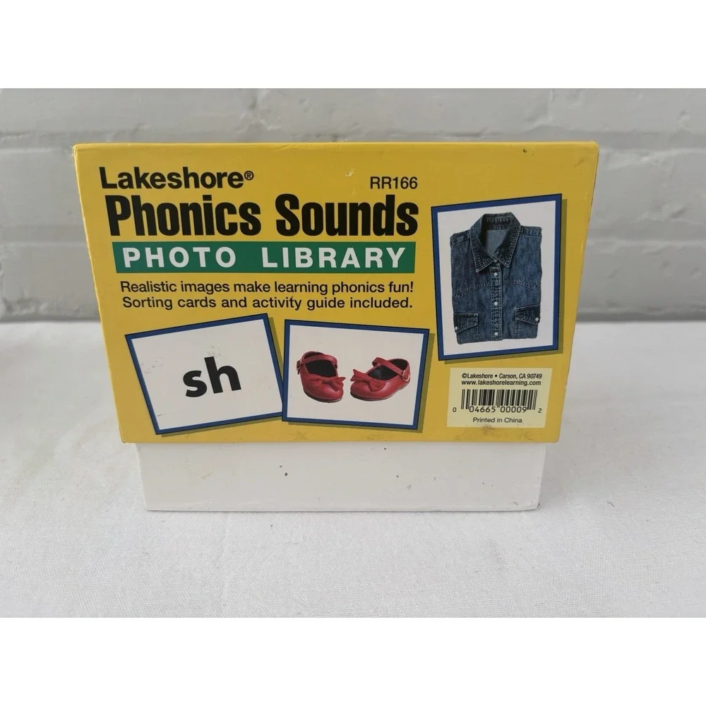 Lakeshore Phonics Sounds Photo Library 280 Cards RR166 Rare HTF
