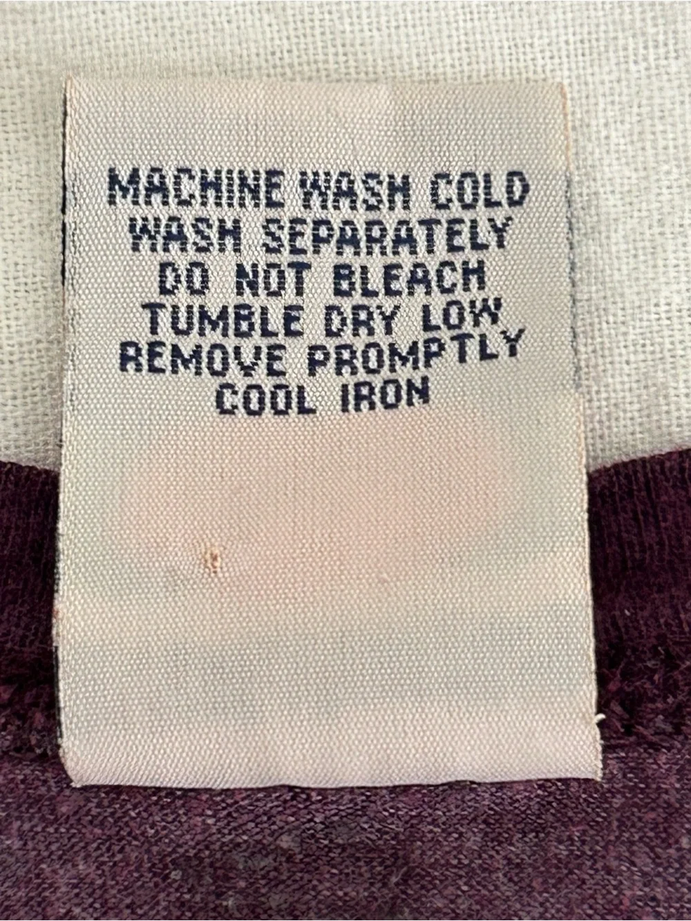 Y2K Vintage Weavers Girl T-Shirt Heather Plum Crew Neck Cotton Blend Size L