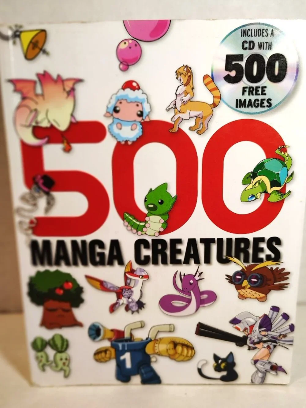 500 Manga Creatures Yishan LI Studios PB Book And CD 2008