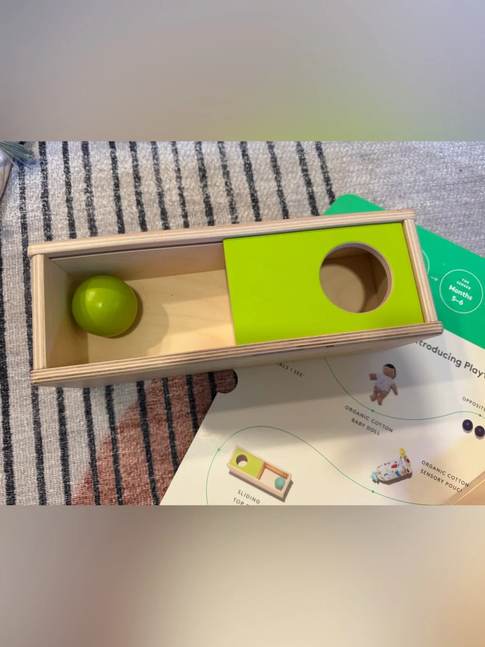 Multicolor Wooden Shape Sorter and Peg Toy Set