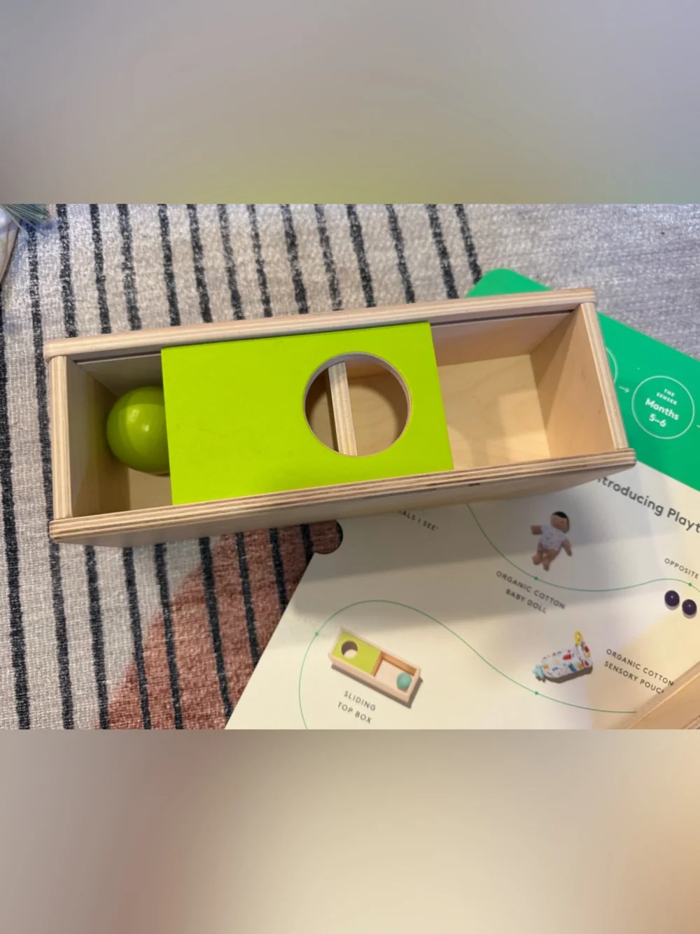 Multicolor Wooden Shape Sorter and Peg Toy Set