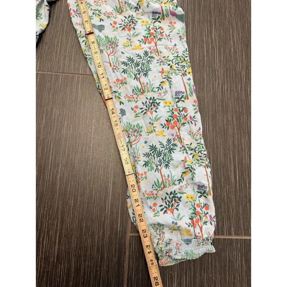 Johnnie B Girls Jumpsuit Sz 13-14 Years Aviary Peacock Scene Spring Floral