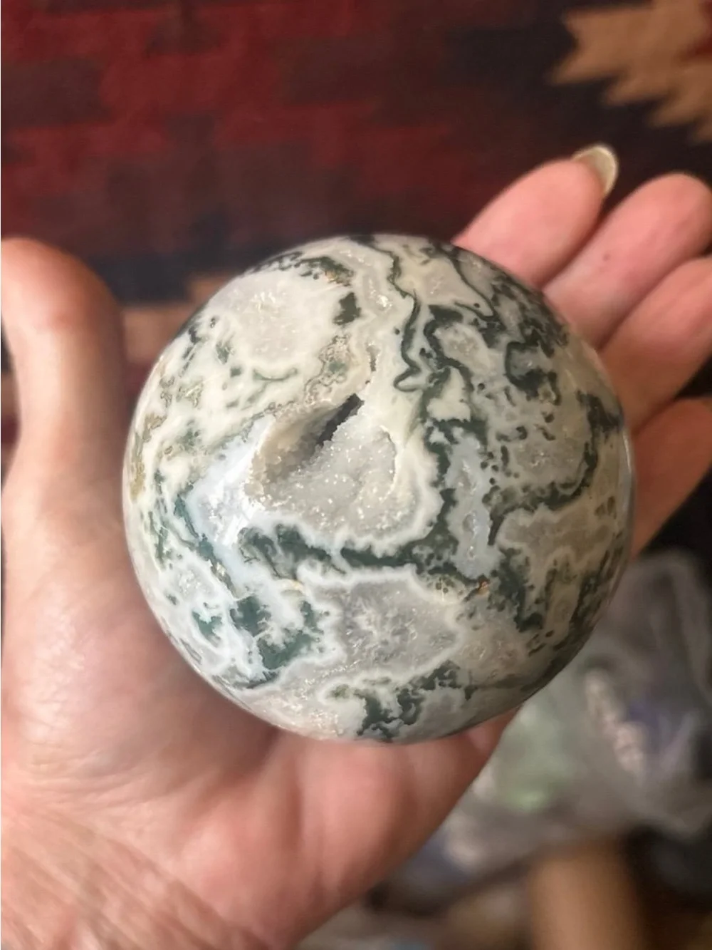 Moss Agate Sphere