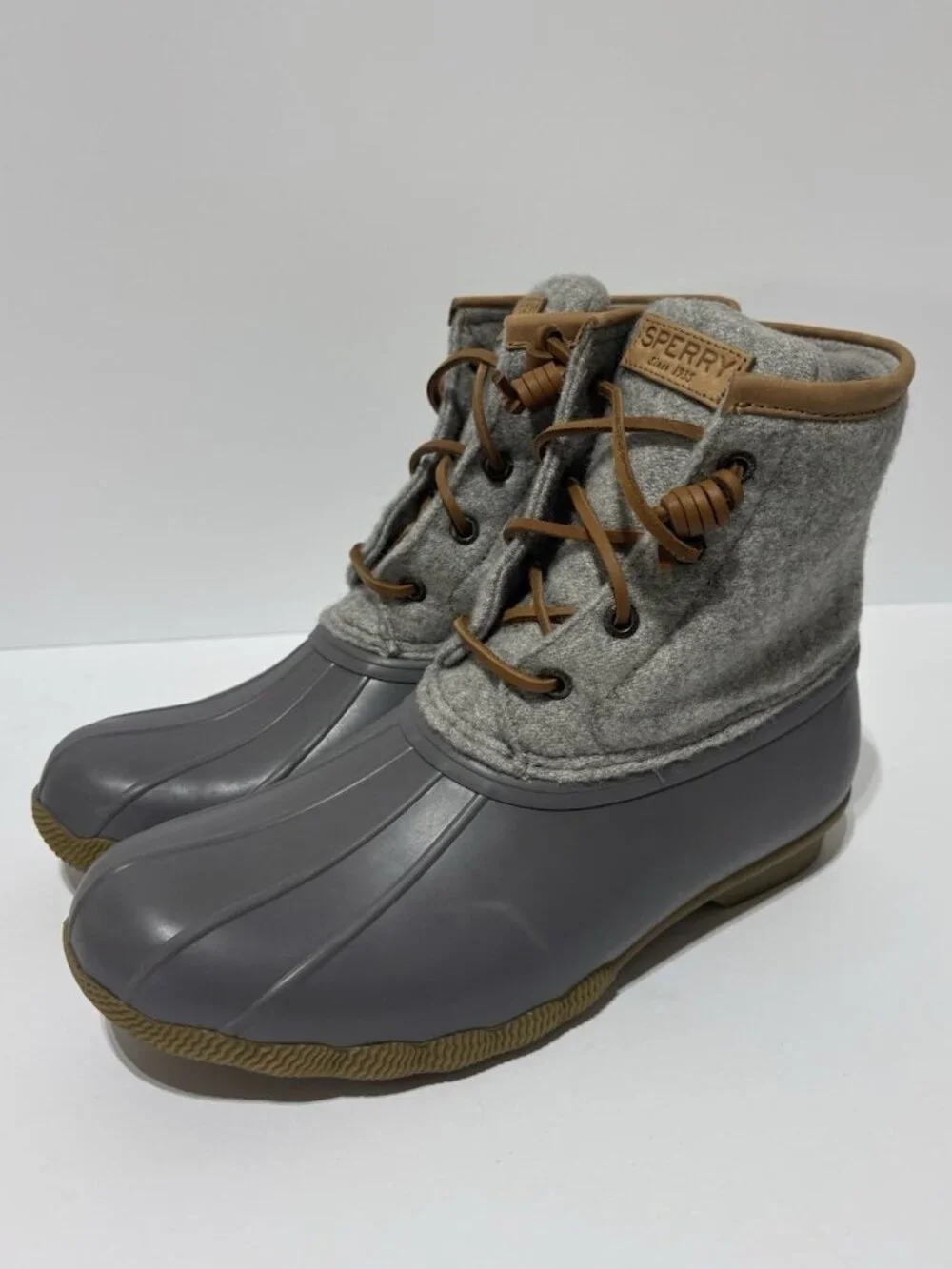 Sperry are rubber wool