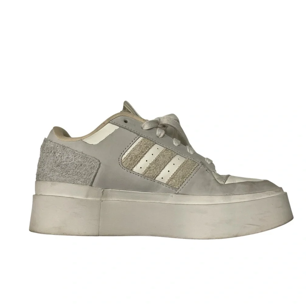 ADIDAS Forum Bonega Core White Sand Strata Sneakers Size