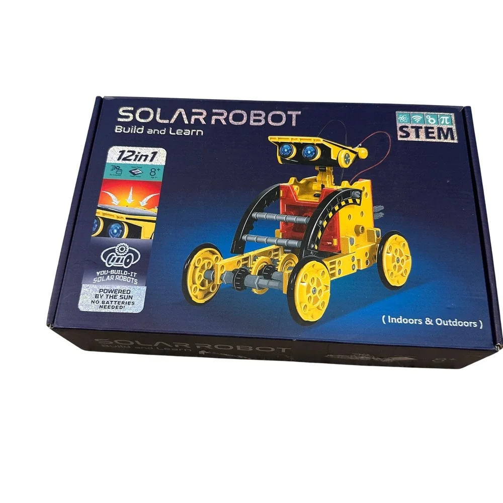 Solar Robot 12-in-1 Build and Learn STEM Science Kit No Batteries Needed 8+‎
