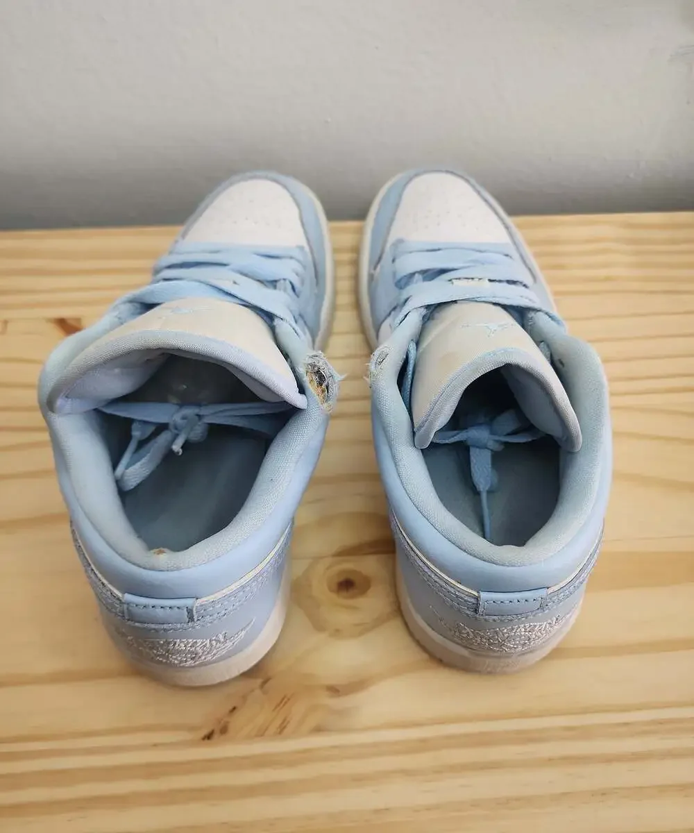 Womens Air Jordan 1 Low Aluminum Size 7.5