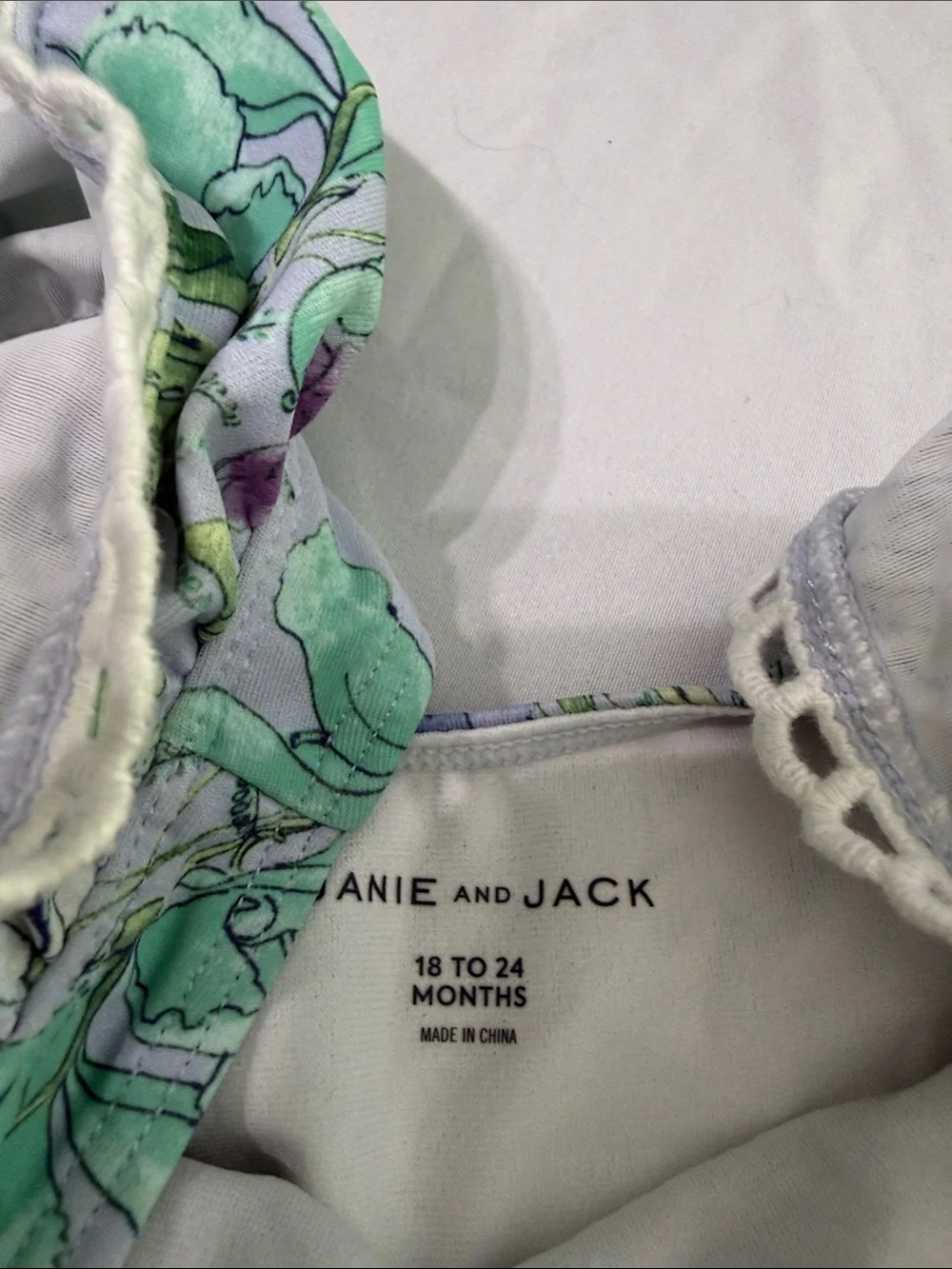 Janie and Jack lilac swimsuit
