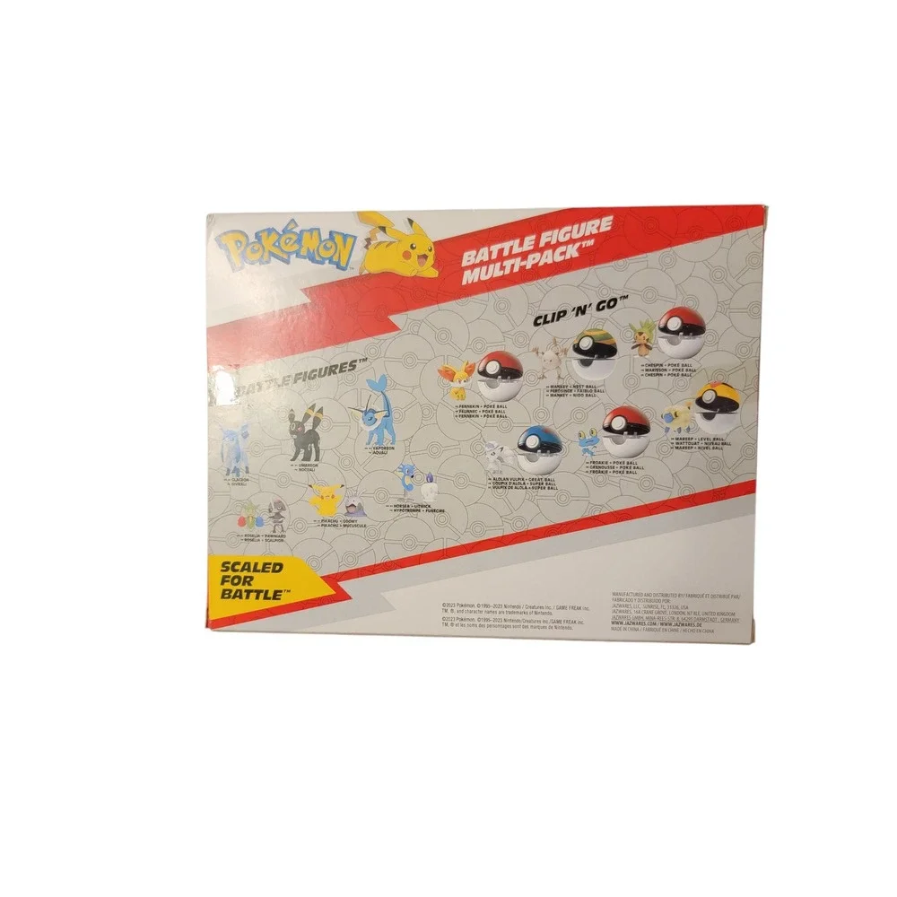 Pokemon Battle Figure Multi-Pack Kids 2 Inch New‎ 6 Figures Pikachu