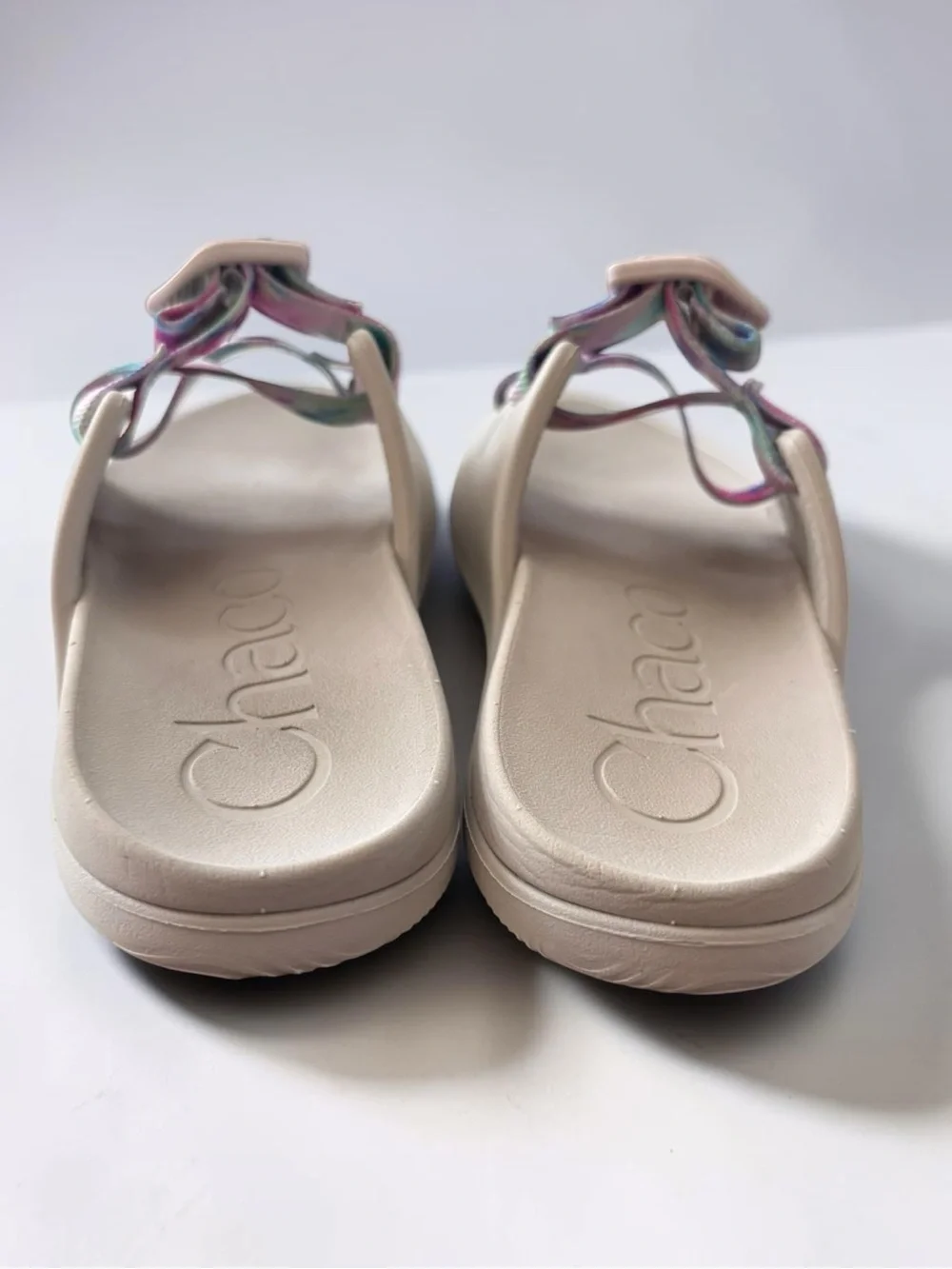 Chaco Chillos Kids Size 2 Light Tie Dye Adjustable Recovery Slide Sandals