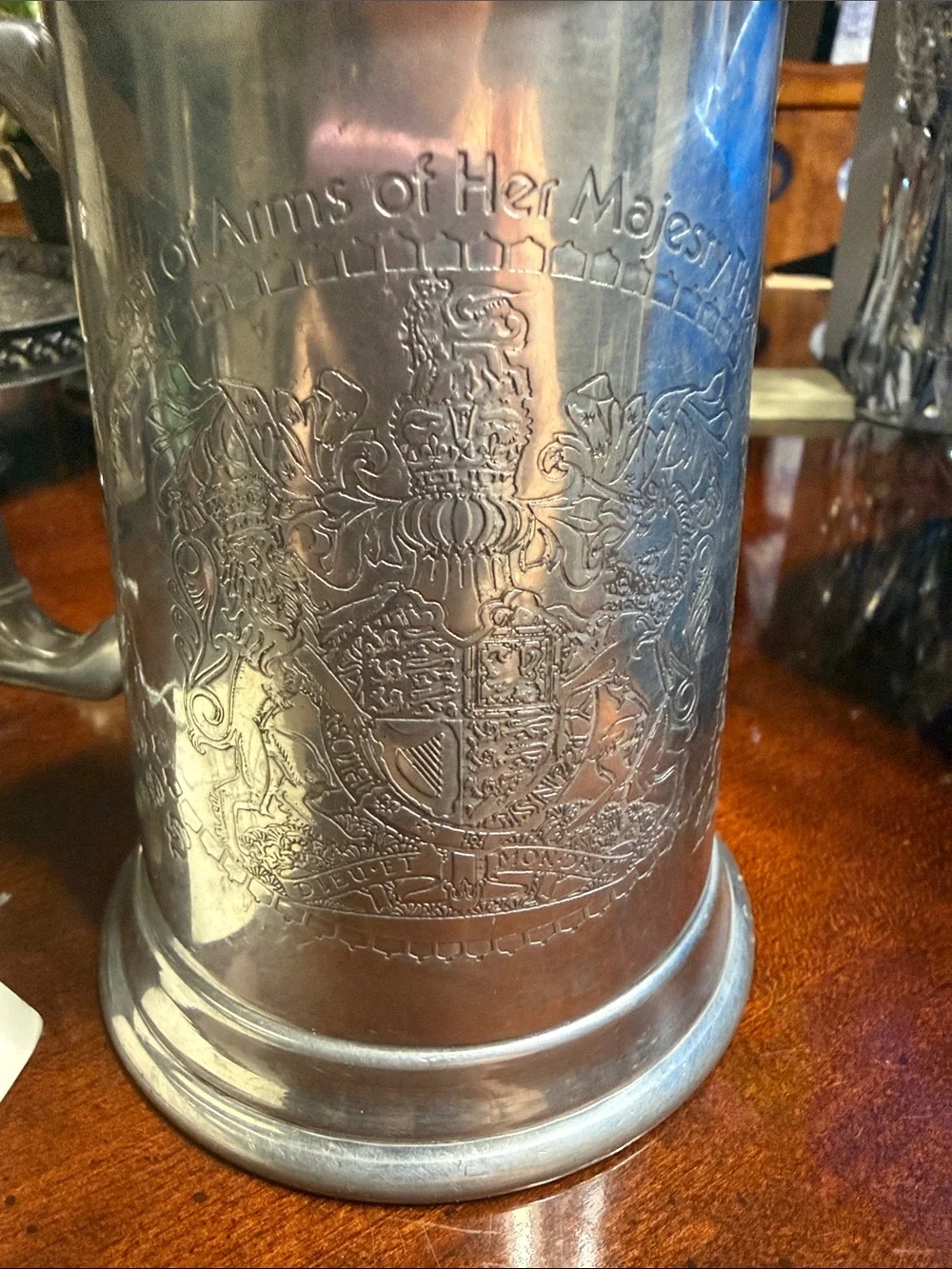 Queen Elizabeth Silver Jubilee Commemorative Tankard - Pewter