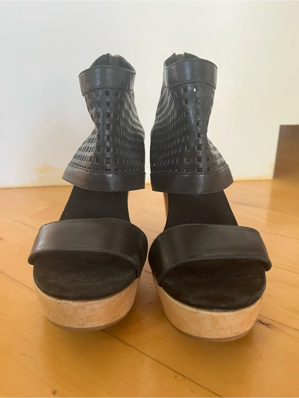 Loeffler Randall leather upper