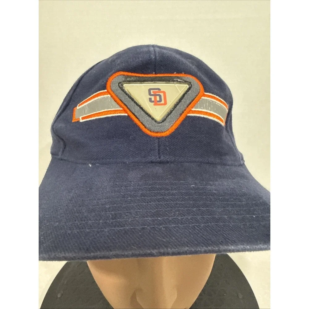 Vintage San Diego Padres Hat Cap Strap Back Blue Sports Specialties Outdoor Mens