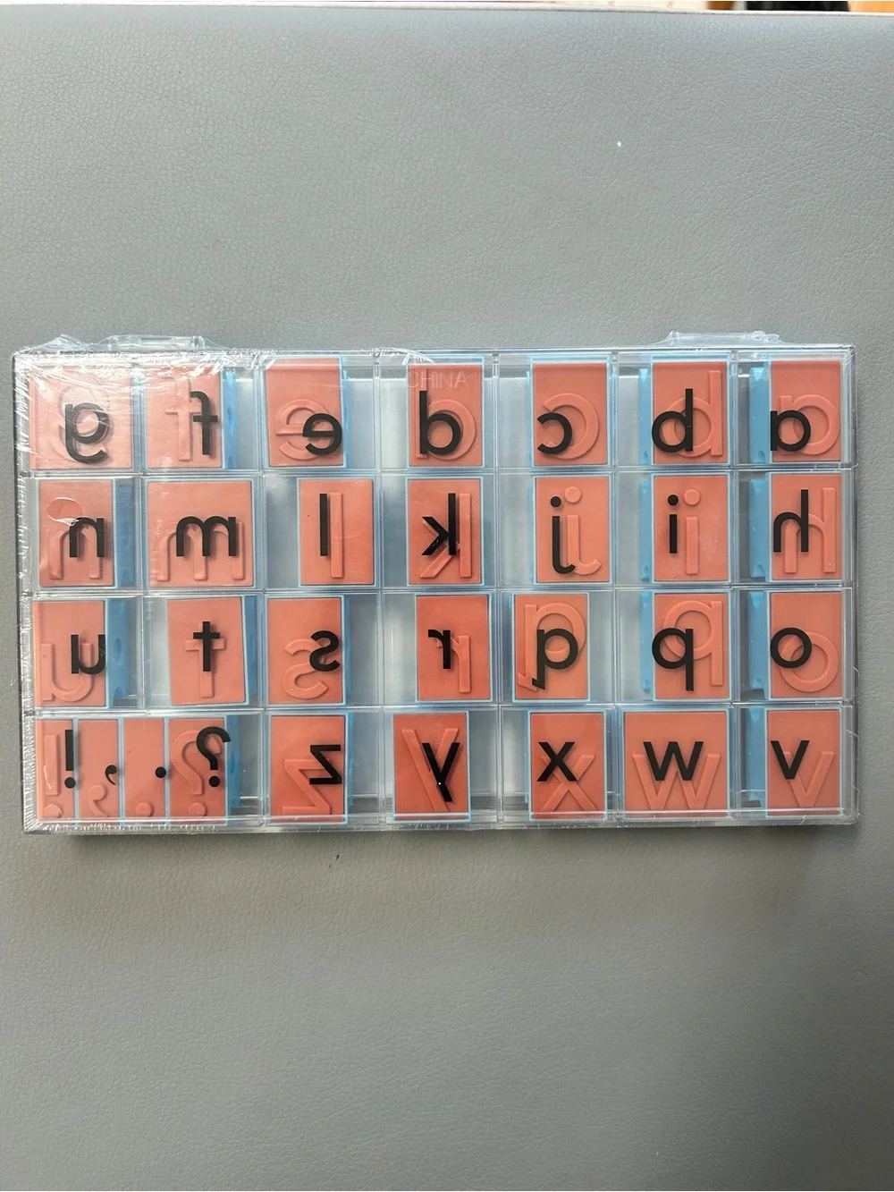 NWT - Kids Jumbo Lowercase Alphabet Rubber Stamps - Educational Insights