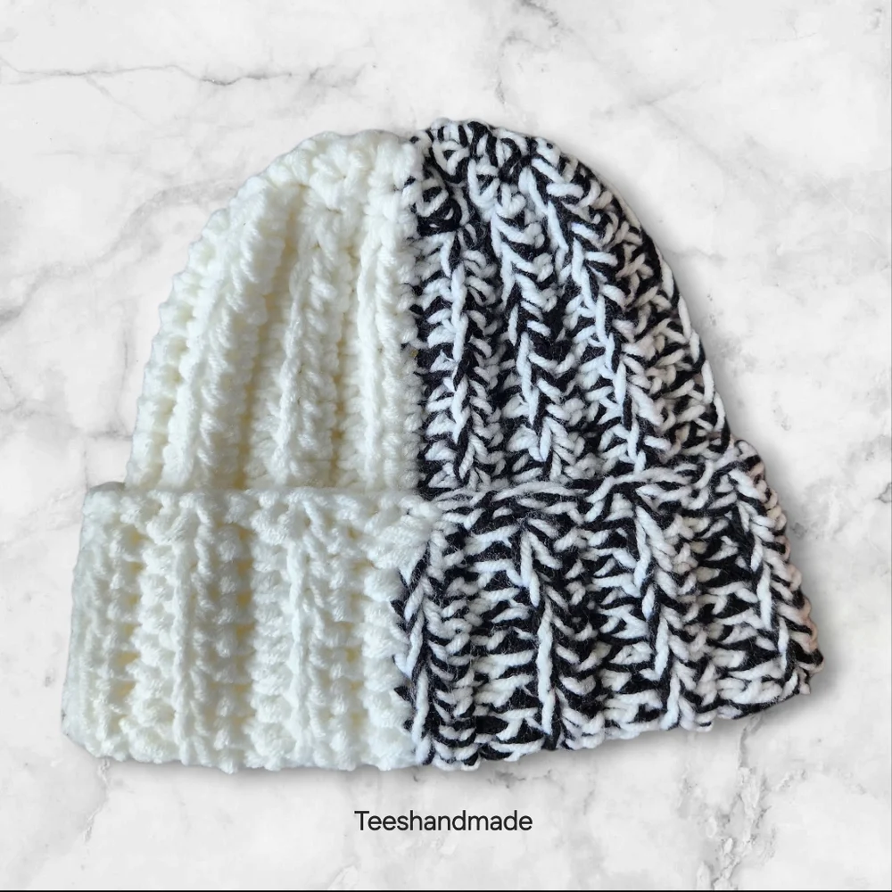 Black/White Winter Hat