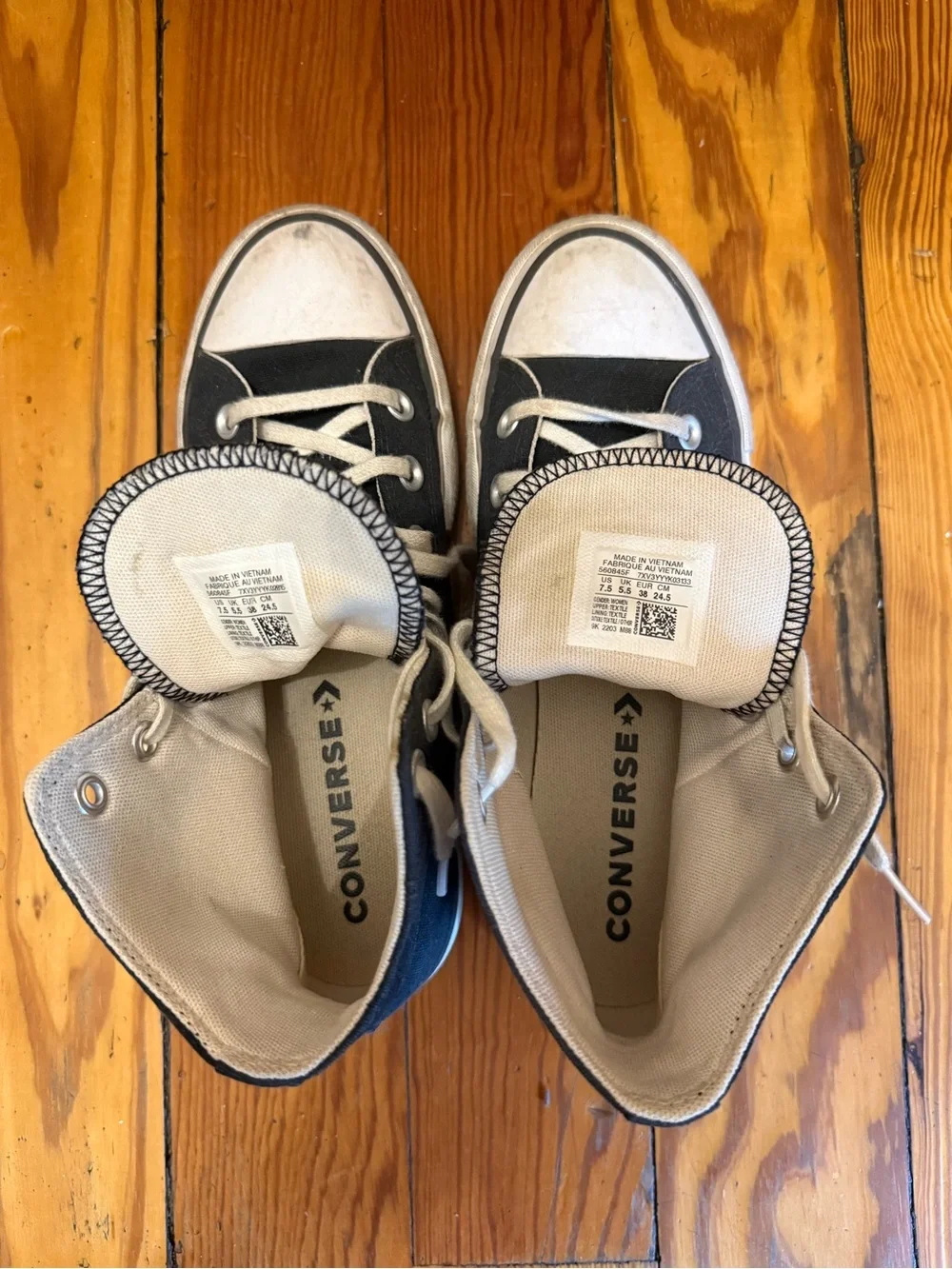Converse tops removed shoes