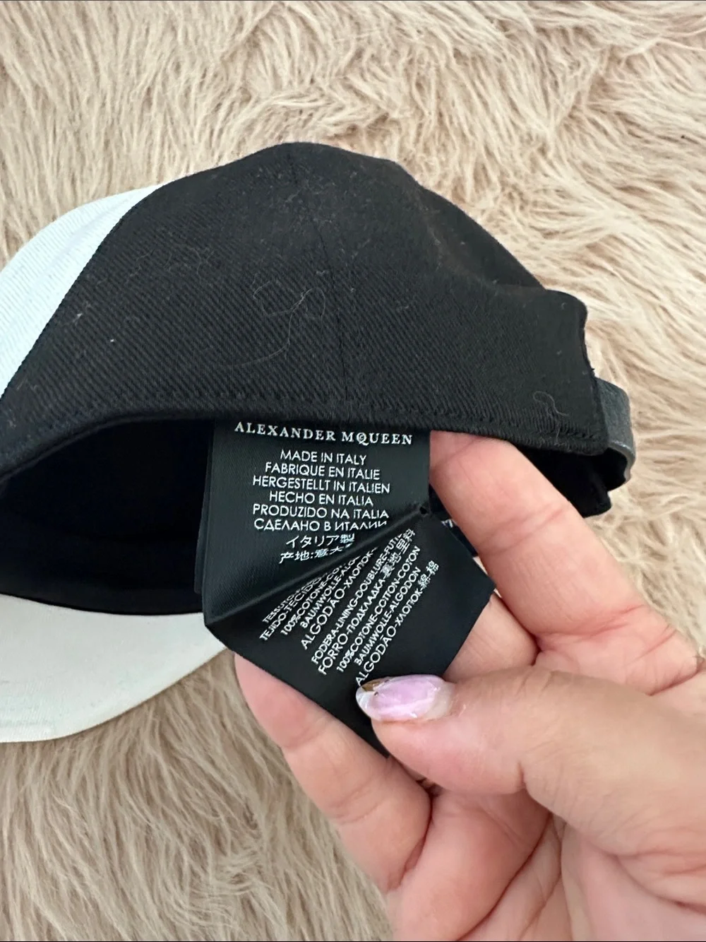 Alexander McQueen black alexander
