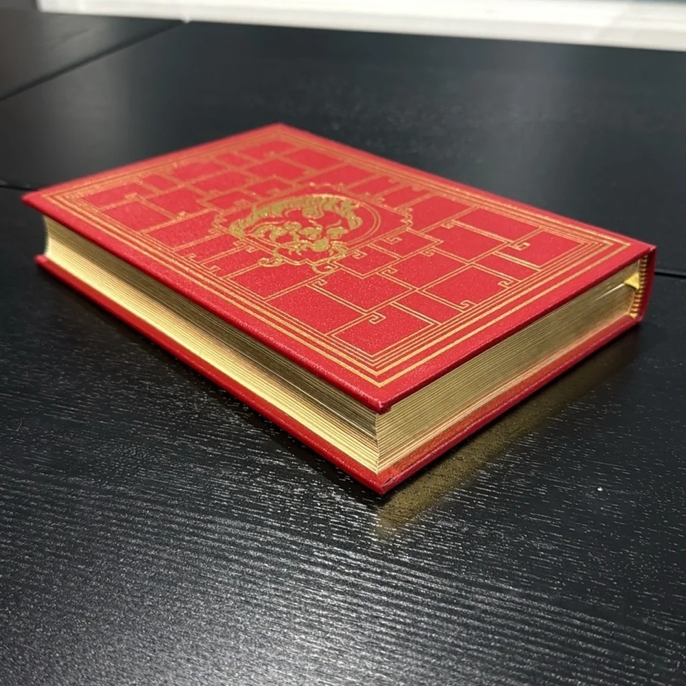 Hong Kong Signed First Edition Leather Bound Franklin Library Vintage Book