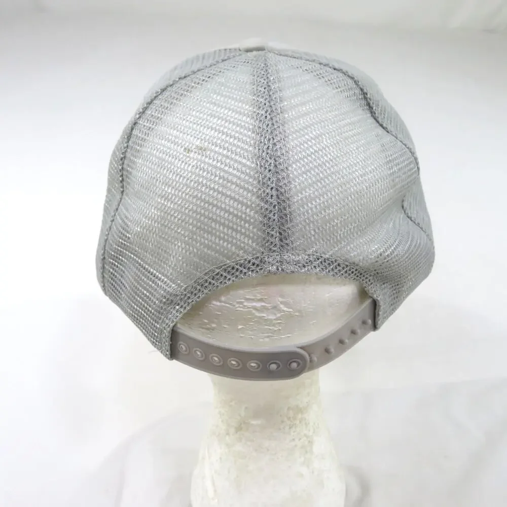 Funny Improve Your Image Be Seen With Me Trucker Rope Gray Mesh Snapback Hat 90s