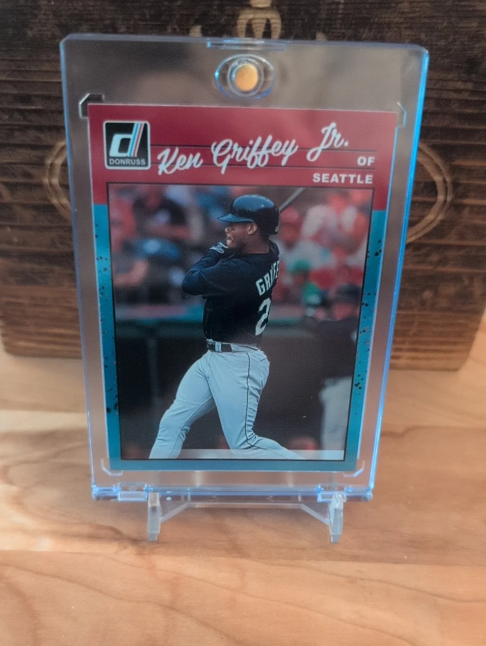 2023 Donruss Ken Griffey Jr. Retro Holo Foil Blue Mariners HOF