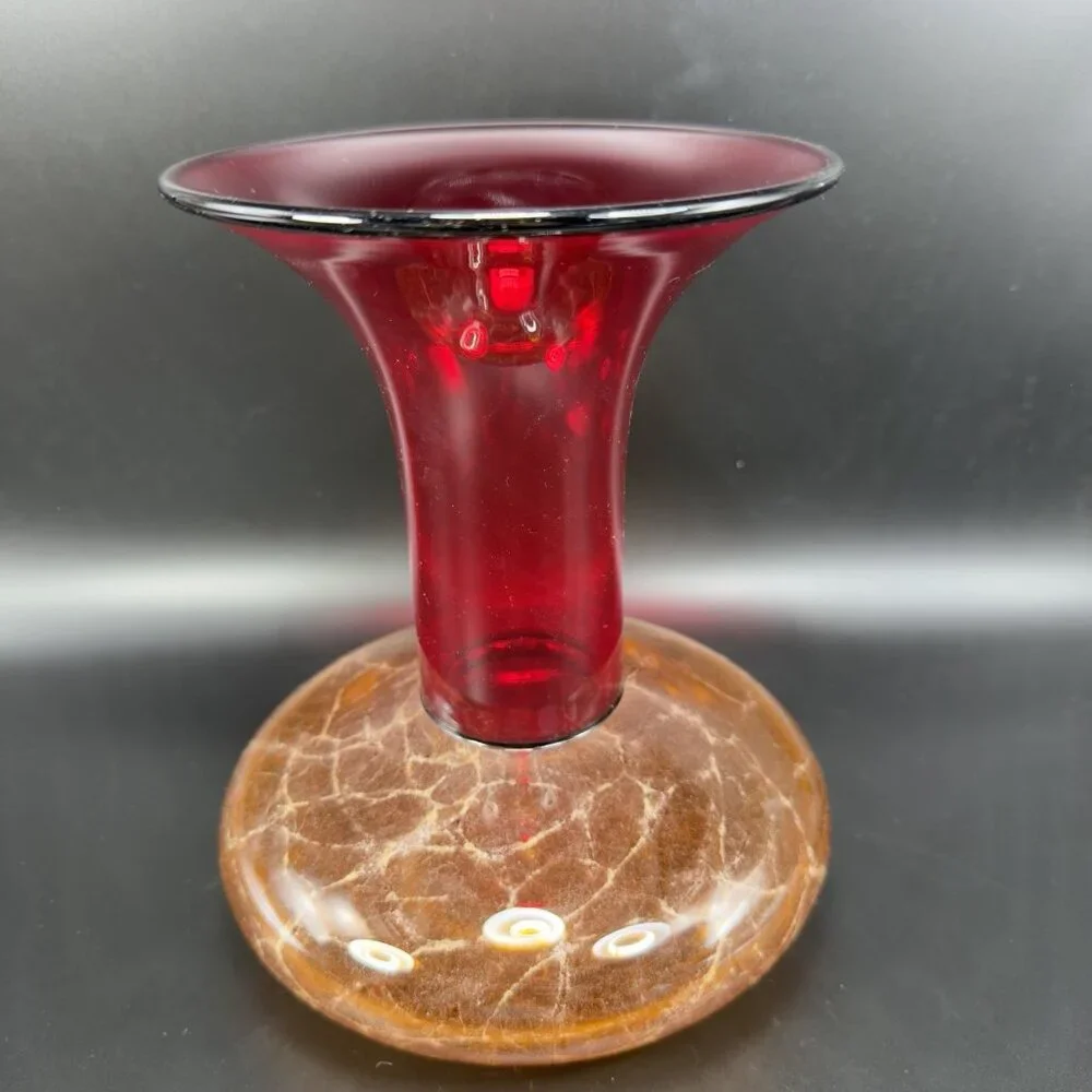Hand Blown Glass Vase 2003 piper