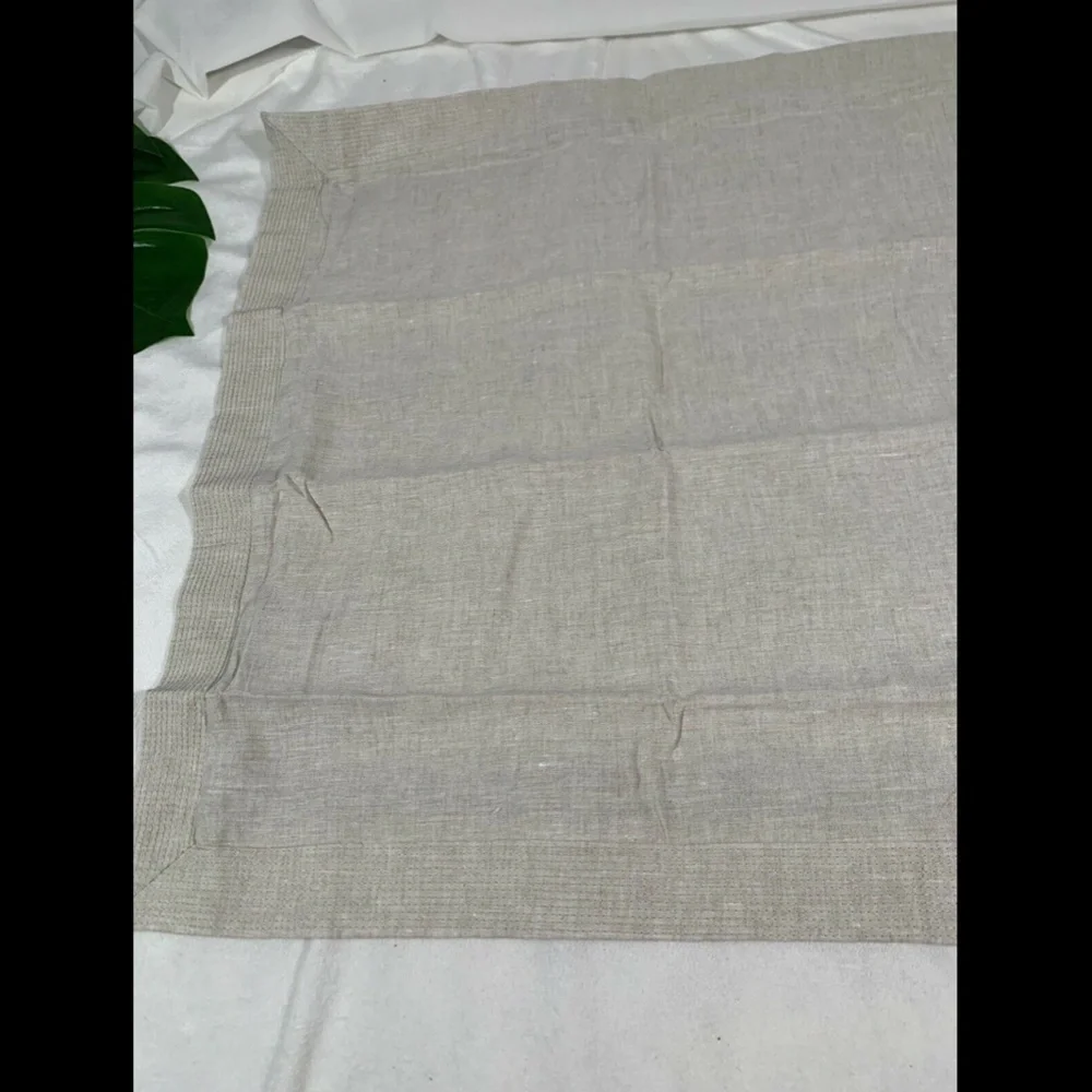 NIB‎ Hotel Collection Natural Linen (1) Standard Sham Pillow Case