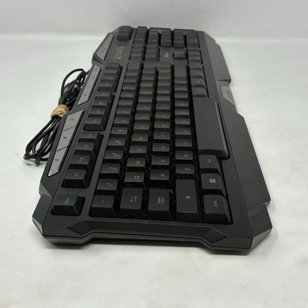 Trust GXT 280 - 21458 Backlit Color Wired Gaming Keyboard UK English USB Tested