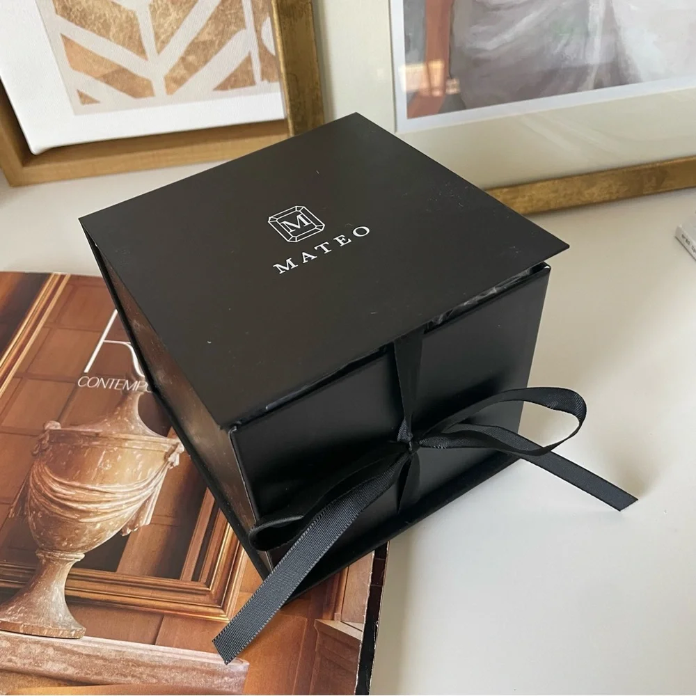 Mateo‎ Black Jewelry Leather Zip Case