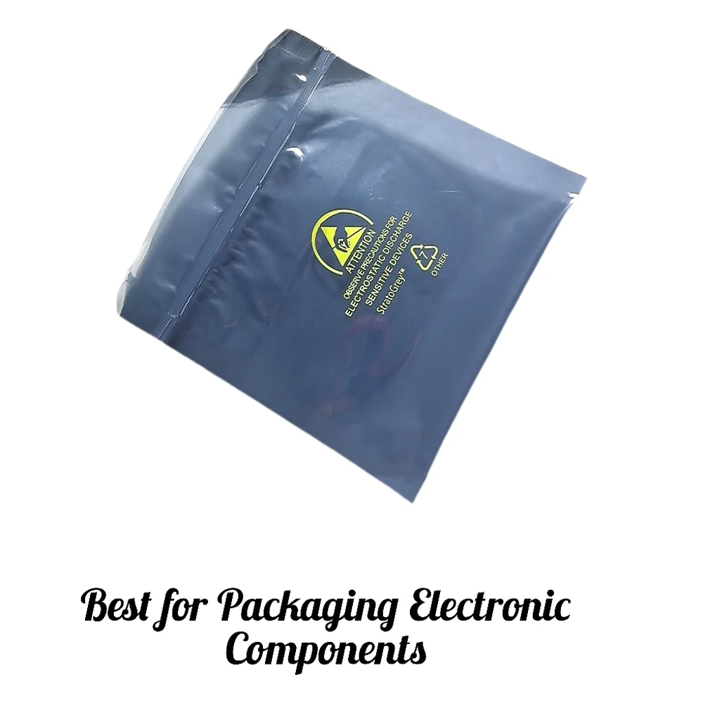 Static Shield Bags Prevent Buildup of Static Electricity 100 Pcs NWOT