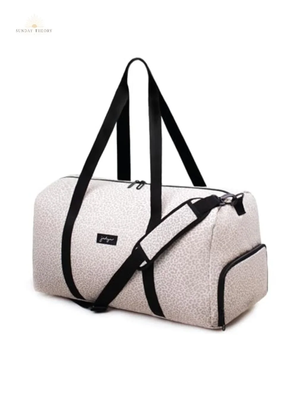 Large Polyester Weekender Duffel Bag with Adjustable Strap