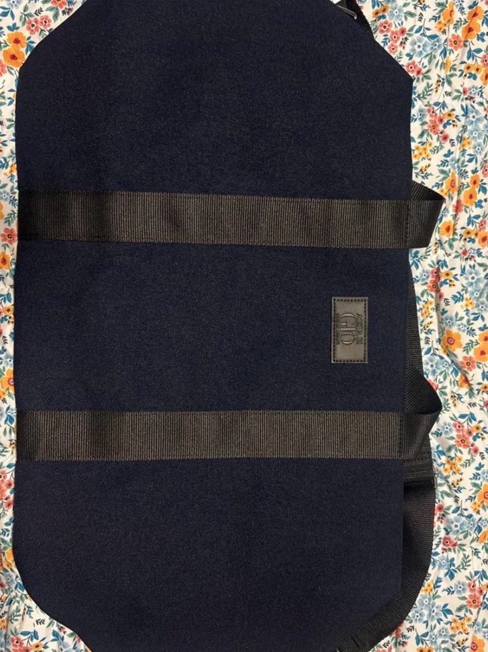 Giorgio Armani Navy Recycled-Plastic Tote