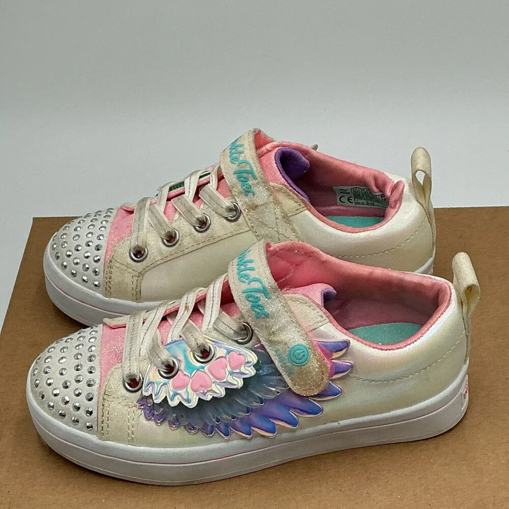 Skechers Twinkle Toes Twi-Lites 2.0 314454L Kids 12.5 White Multi Shoes Ebay2640