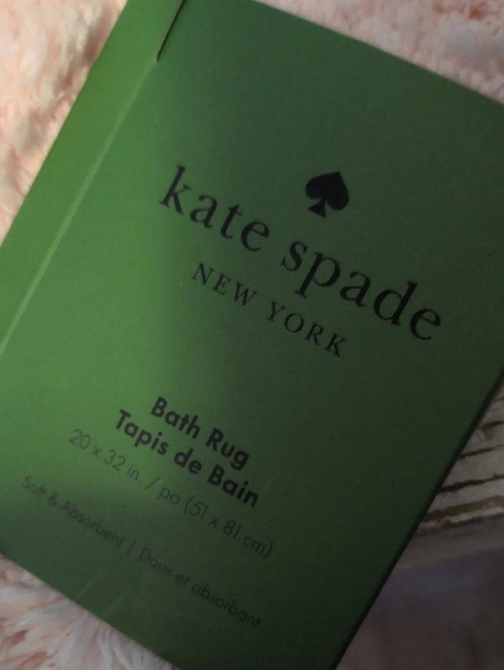 kate spade soft plush