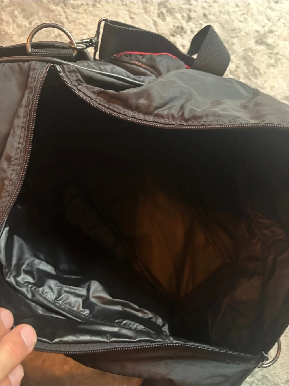 Dunlop black duffel