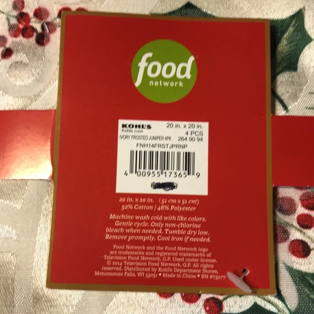 Food Network green 20” new