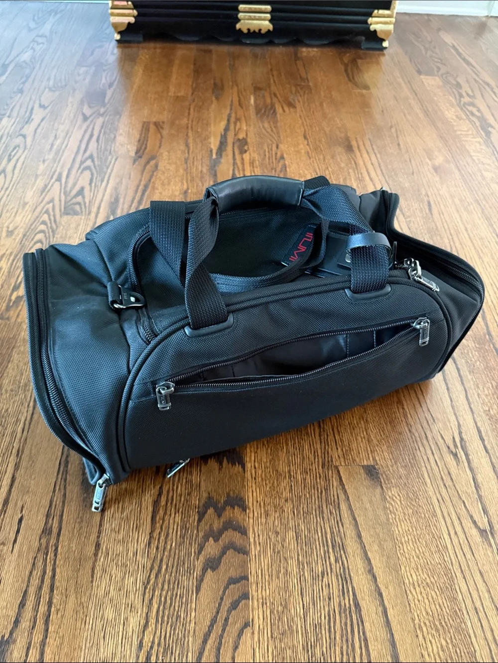 Tumi Black Men's Women’s Unisex  Duffel with Multiple Zip Pockets