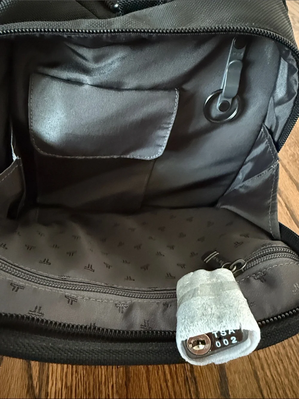 Tumi Black Men's Women’s Unisex  Duffel with Multiple Zip Pockets