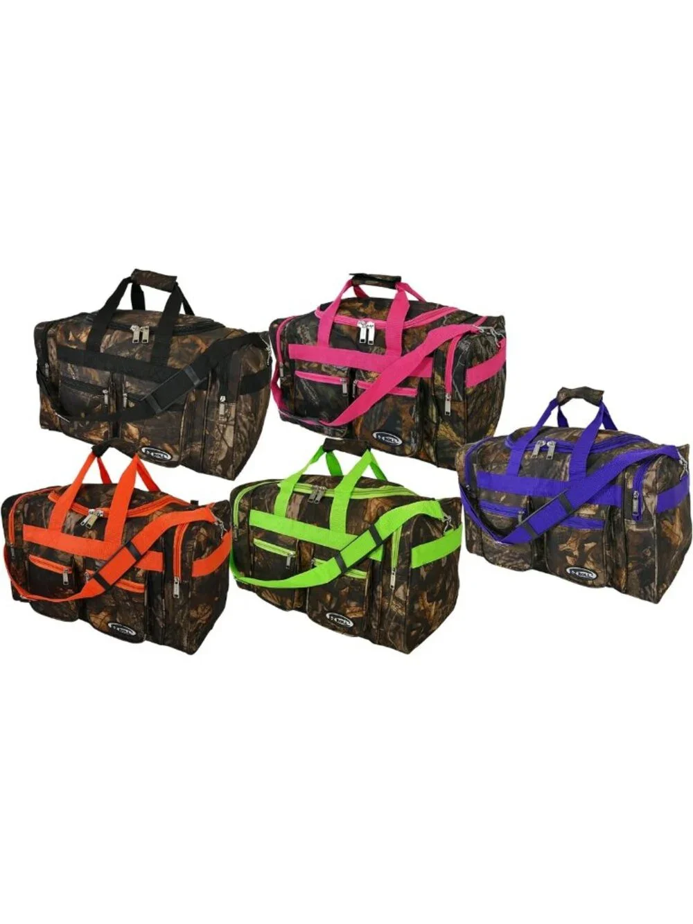 20-Inch Camouflage Duffle Bag for Outdoor, Sports, Gym & Travel - 5 Colors