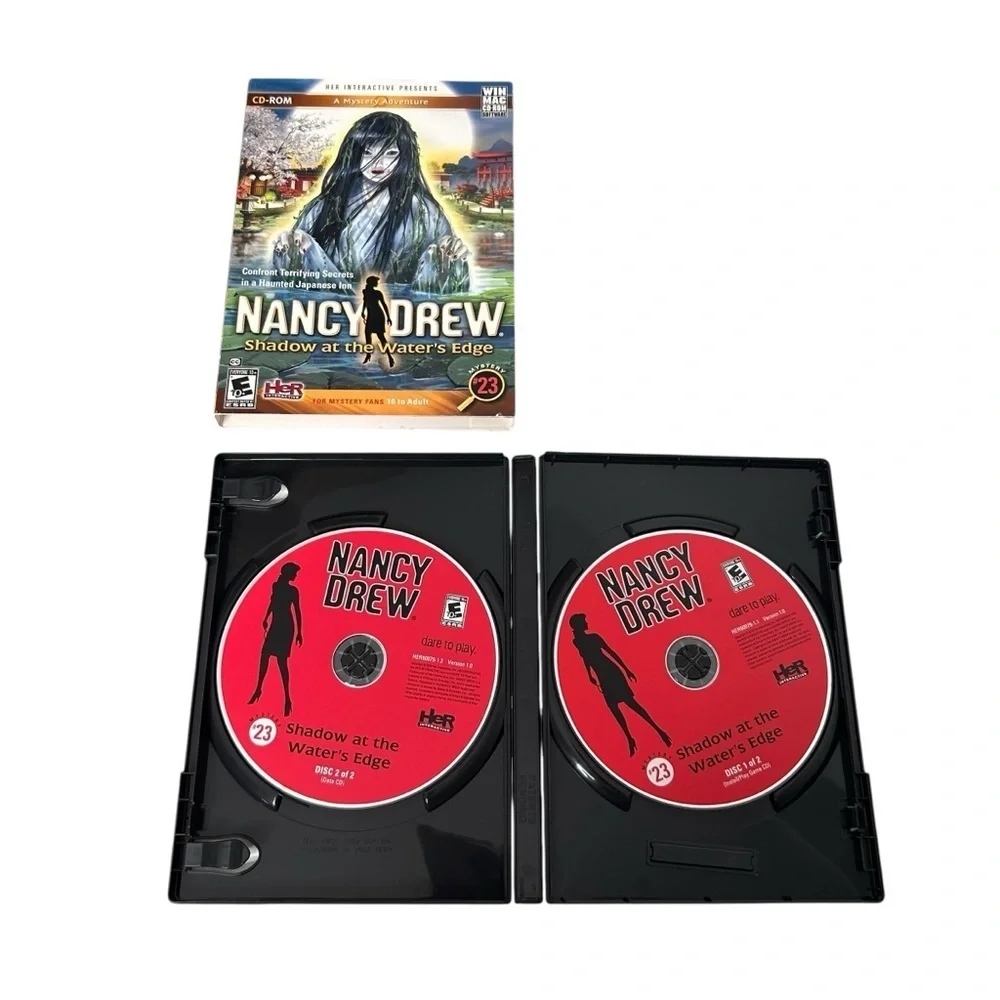 Nancy Drew Shadow at the Water’s Edge #23 PC CD-ROM Computer Mystery Game