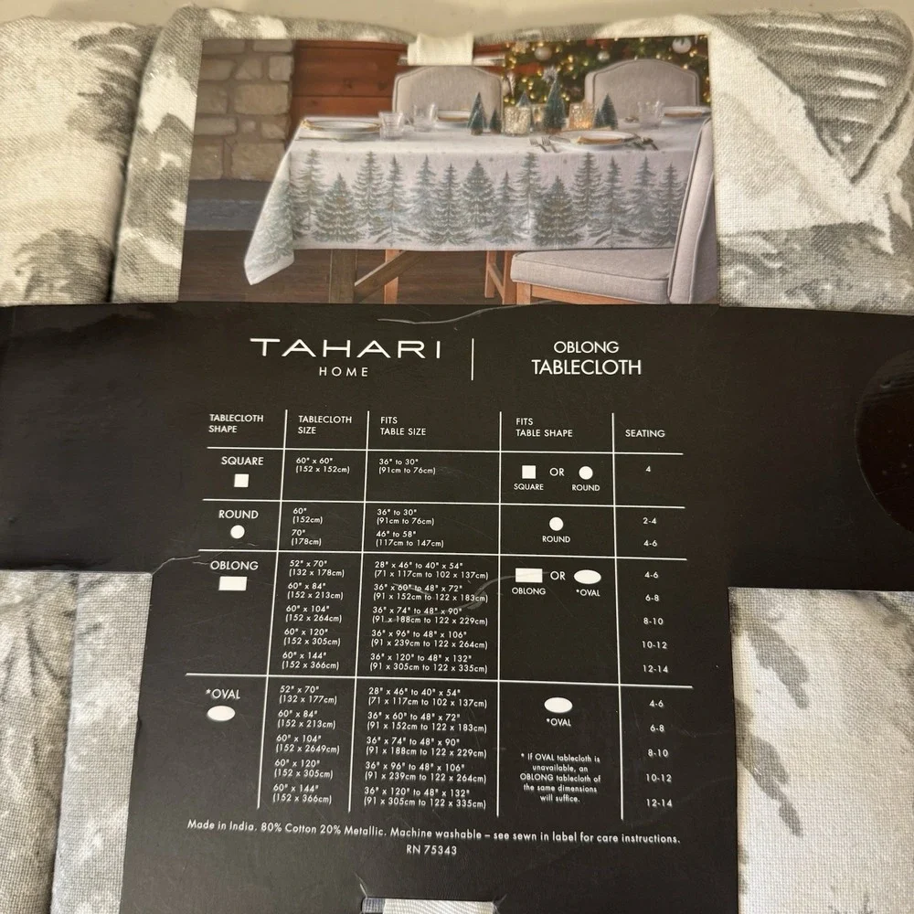 Tahari home tablecloth