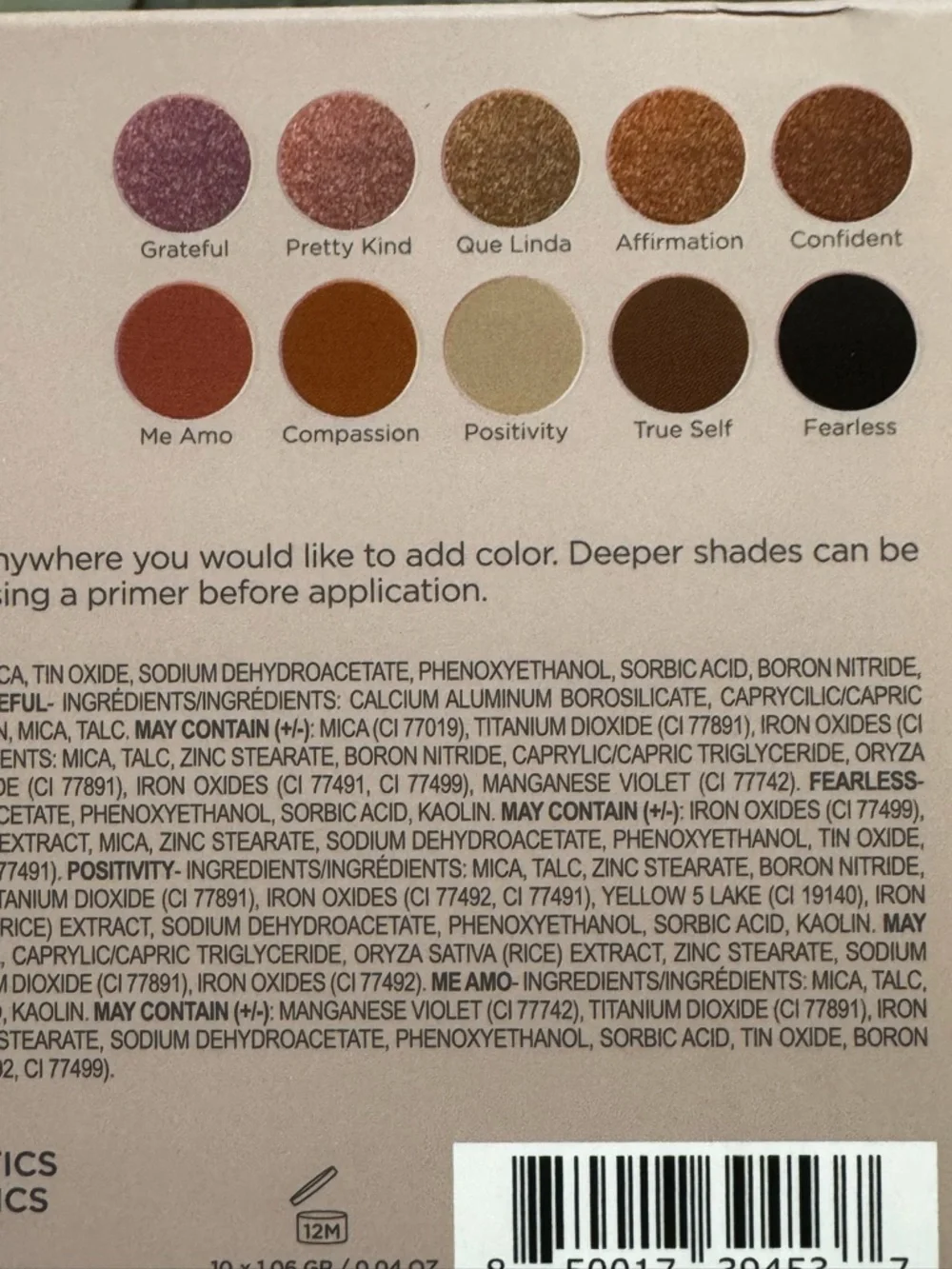 Dominique Essential Shimmer‎ and Matte Eyeshadow Palette