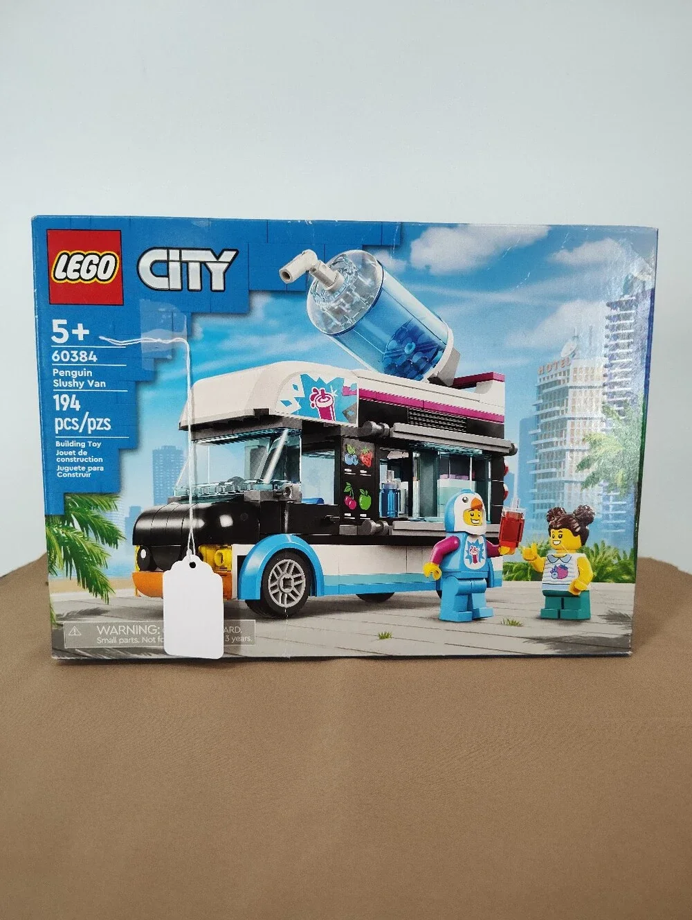 New In Box Lego City Penguin Slushy Van #60384 - Blue, White & Black