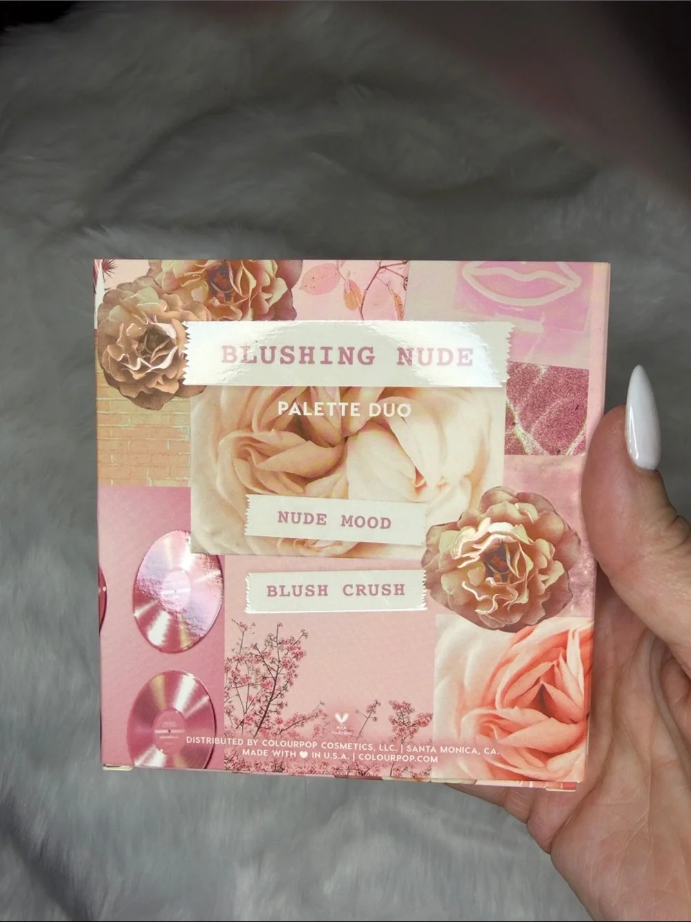 ColourPop Blushing Nude Eyeshadow Palette Duo | Blush Crush + Nude Mood | 18