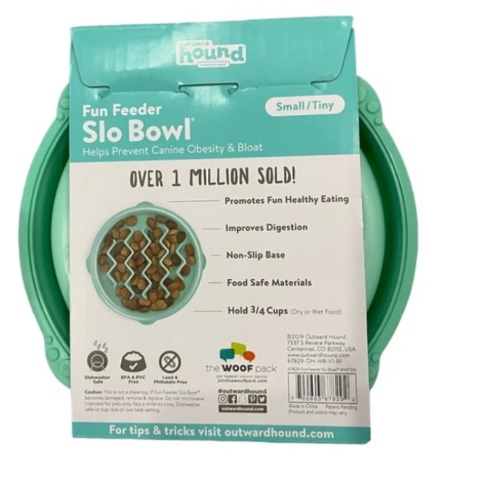 Outward Hound teal feeder