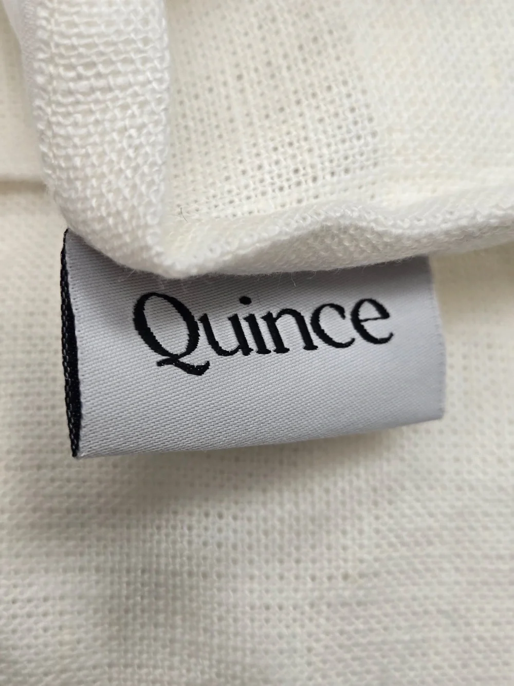 QUINCE Set Of 2 48x96 Heavyweight European Linen Curtains White 0083