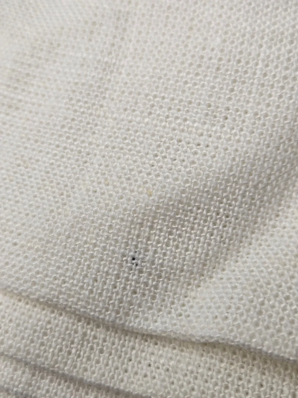 QUINCE Set Of 2 48x96 Heavyweight European Linen Curtains White 0083