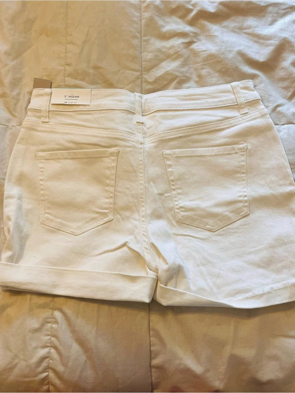 Maurices White Denim Stretch Jean Shorts
