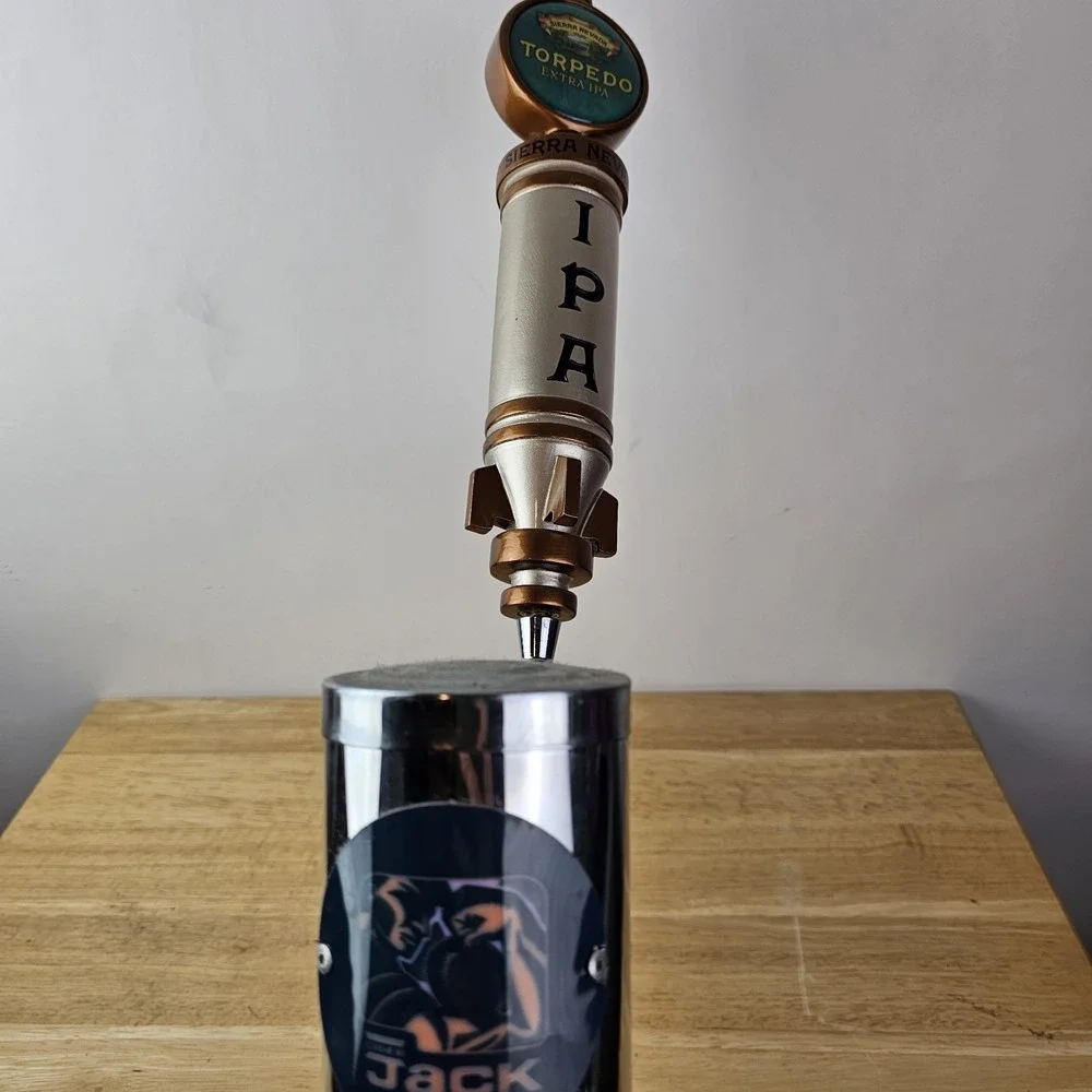 Large Sierra‎ Nevada Beer Tap Pump Complete With Piping Untested Mancave Bar