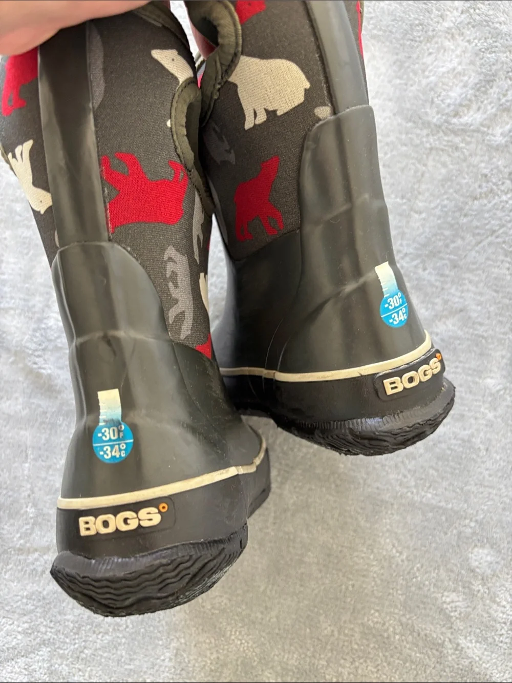 Bogs kids classics bear camo boots 9