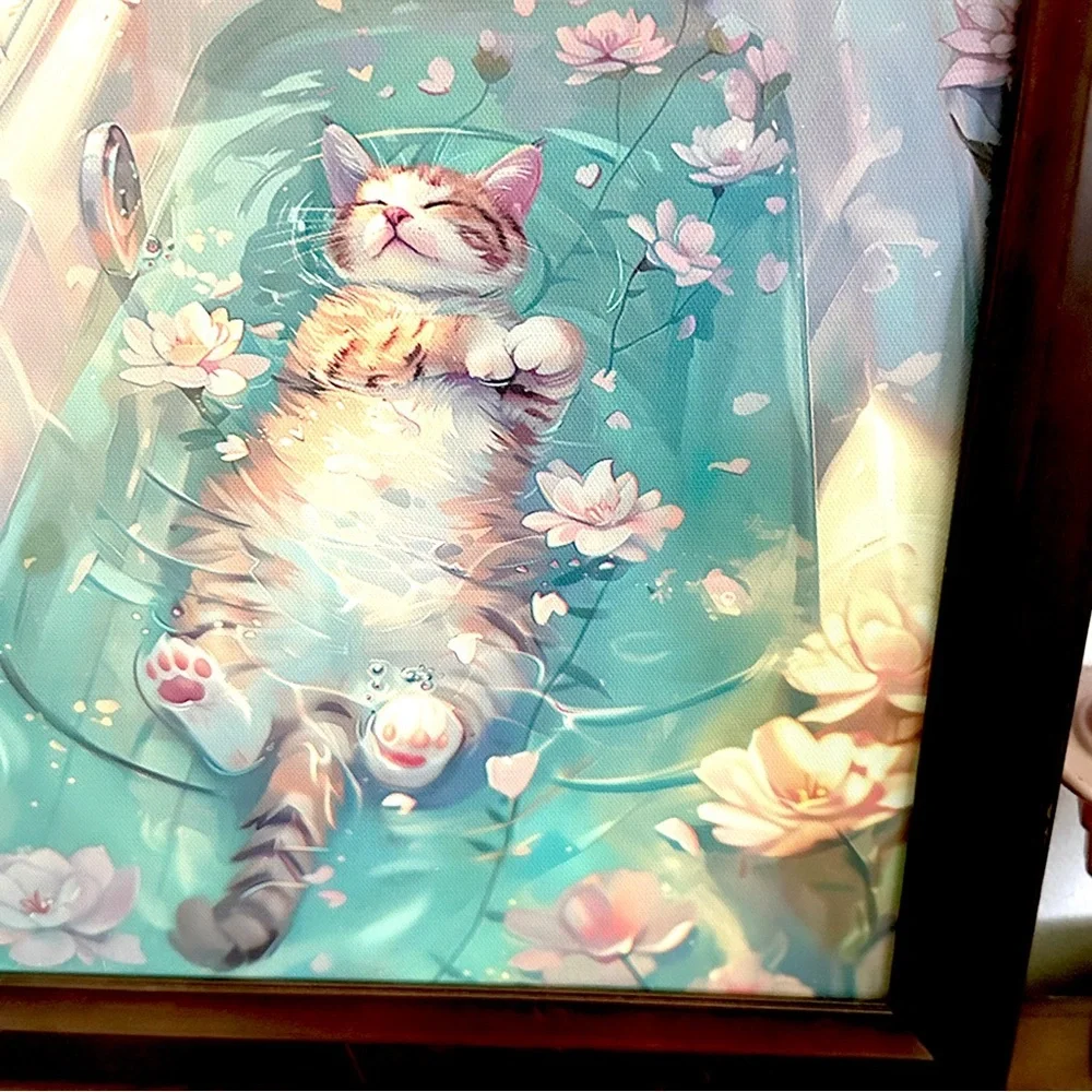 N/A cat relaxing